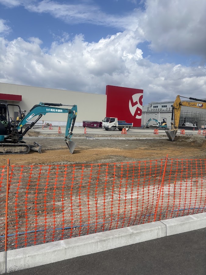 飯塚市ロピア 現在の工事状況